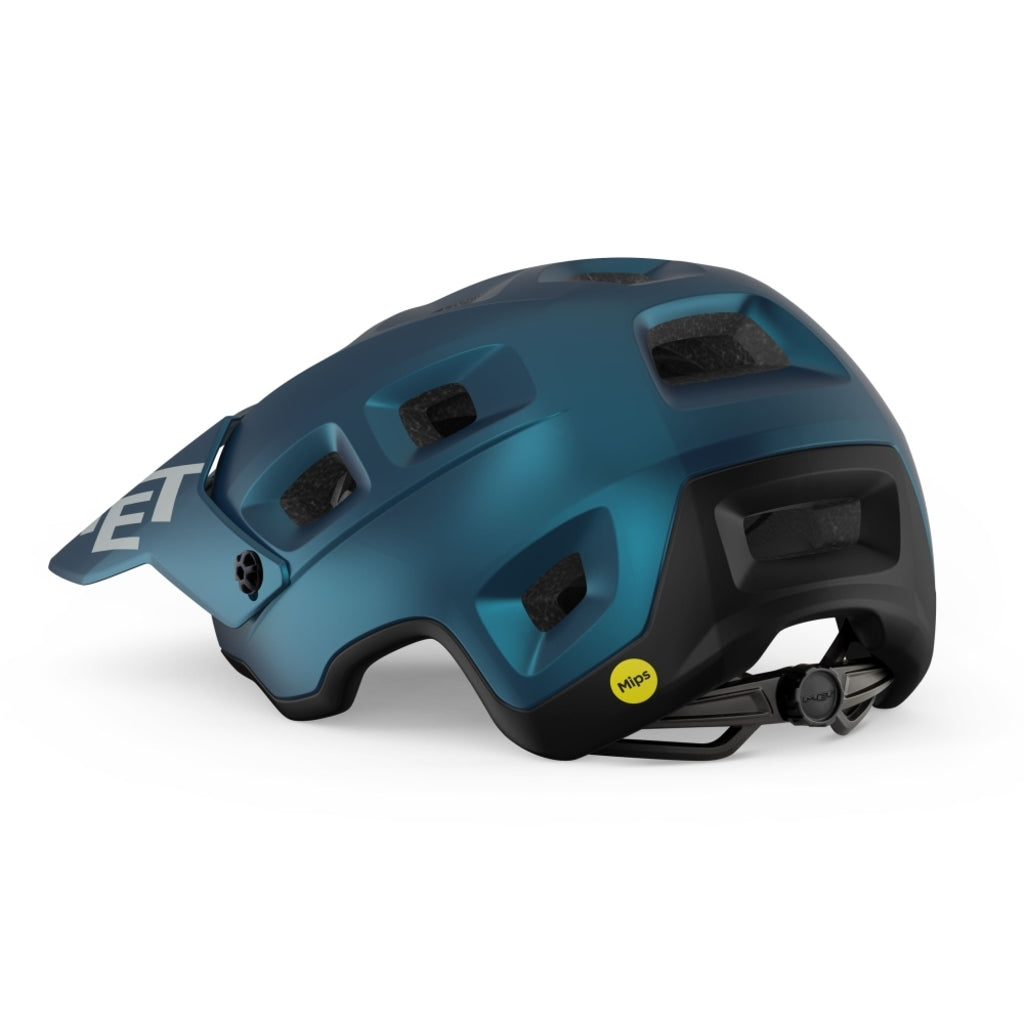Fietshelm - MET - Terranova MIPS - Teal Blue/Black Metallic Fietshelm - MET - Terranova MIPS - Teal Blue/Black Metallic